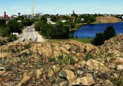 Hapnot 2003 with vegetation emerging