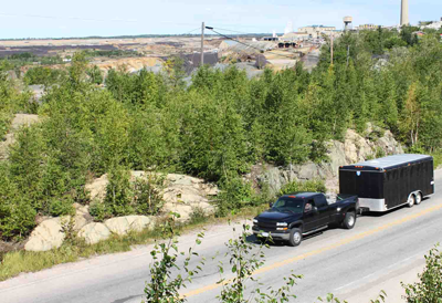 Driving Range area in 2015 with high vegetation